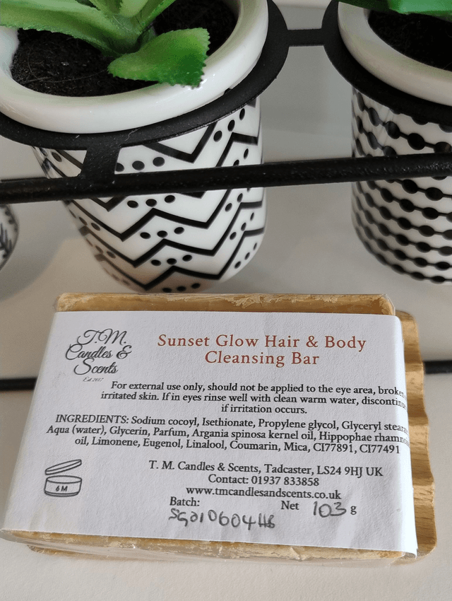 Sunset Glow Hair & Body Cleansing Bar