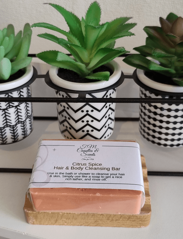 Citrus Spice Hair &amp; Body cleansing bar